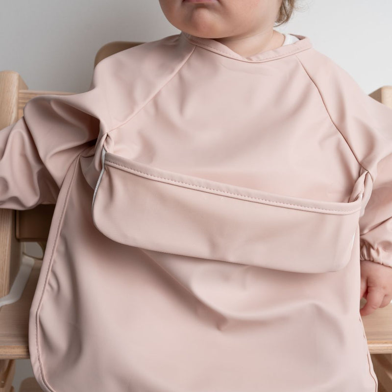 Long Bib - Strawberry Pink