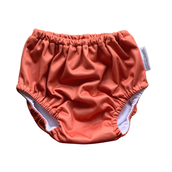 Reusable Swim Nappy - Rust