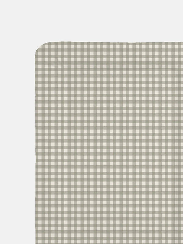 Gingham Sage Table Changing Mat