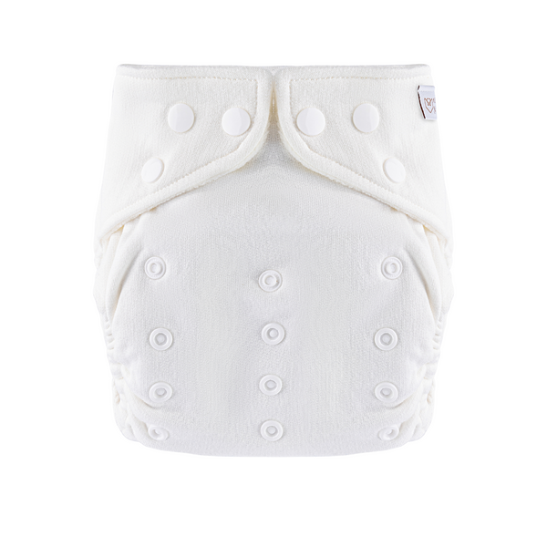 One Size Organic Bamboo Bedtime Pearl Reusable Cloth Nappy