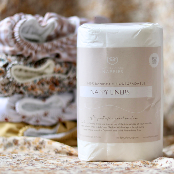 100% Plant Based Biodegrable Cloth Nappy Liners - 100 per Roll
