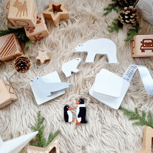 Arctic Adventure Wooden Toy Set