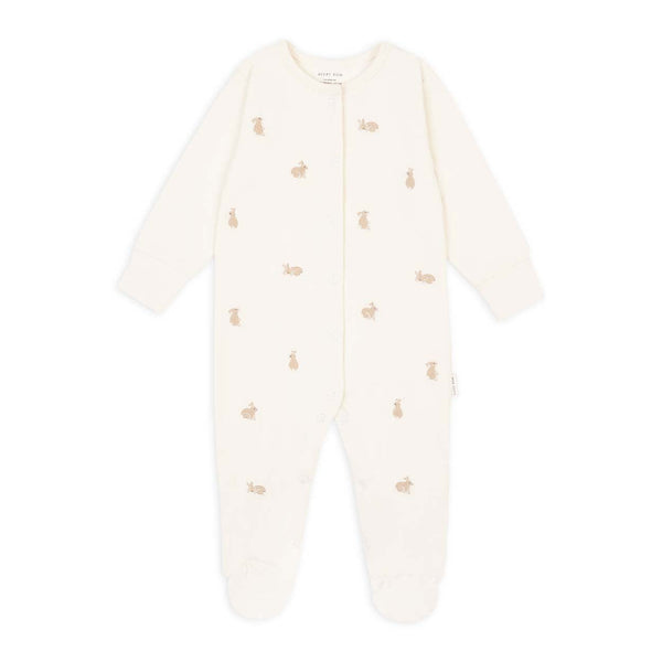 Embroidered Sleepsuit - Bunnies
