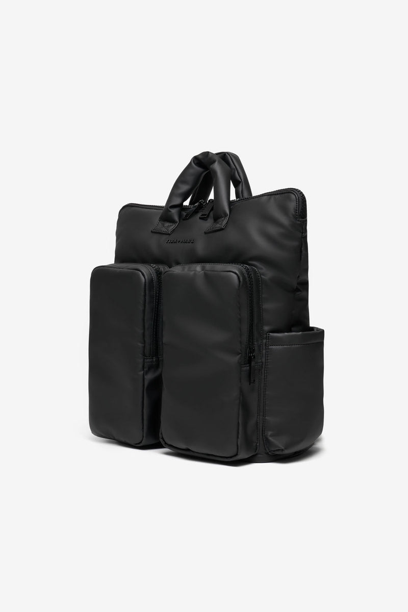 Ozzy Changing Tote / Backpack Matte Black