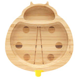 Bamboo Suction Plate - Ladybird