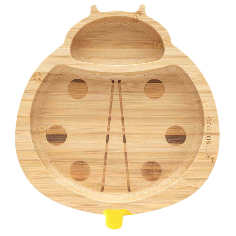 Bamboo Suction Plate - Ladybird
