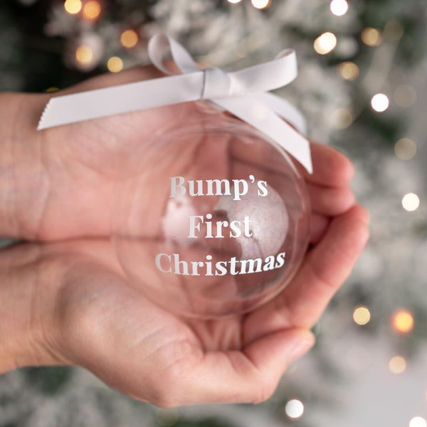 Bump's First Christmas Bauble