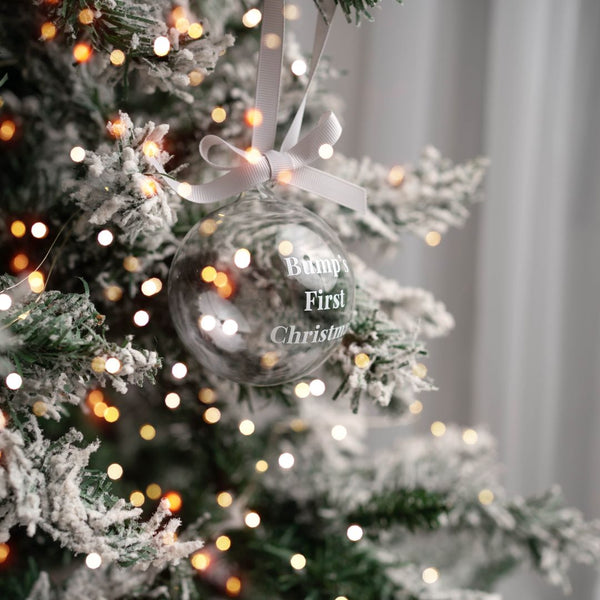 Bump's First Christmas Bauble