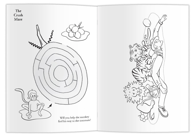 Monkey Crush Colouring Book