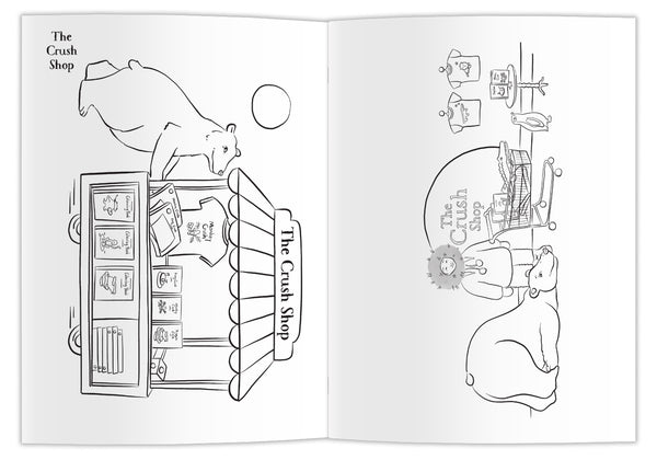 Penguin Crush Colouring Book