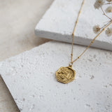 Gold Buttercup Necklace