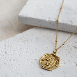 Gold Buttercup Necklace