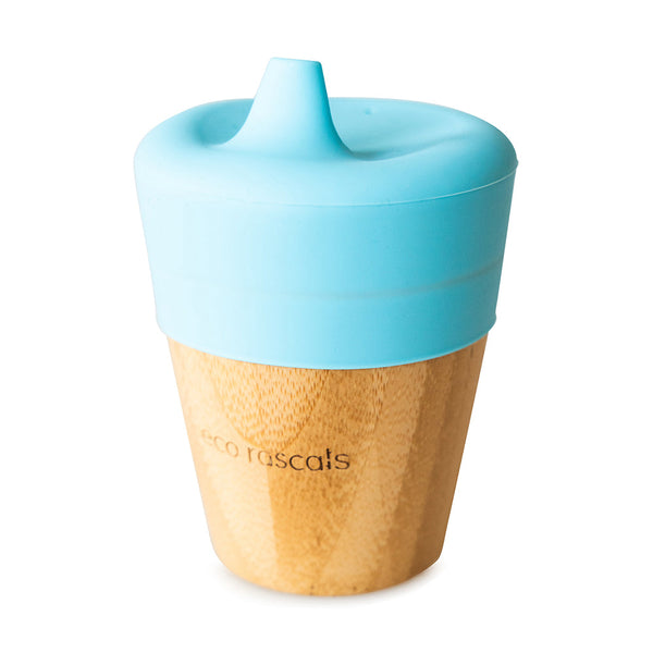 Eco Rascals® Bamboo Cup With Sippy Feeder - Blue