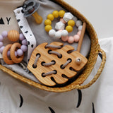 Monstera Leaf Wooden Lacing Toy