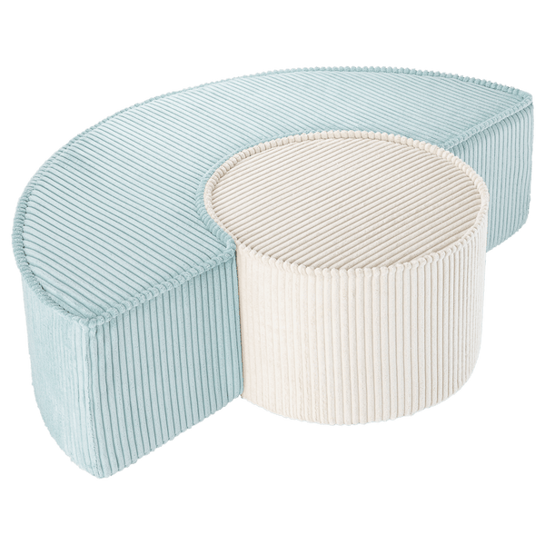Peppermint Green Pouffe Set