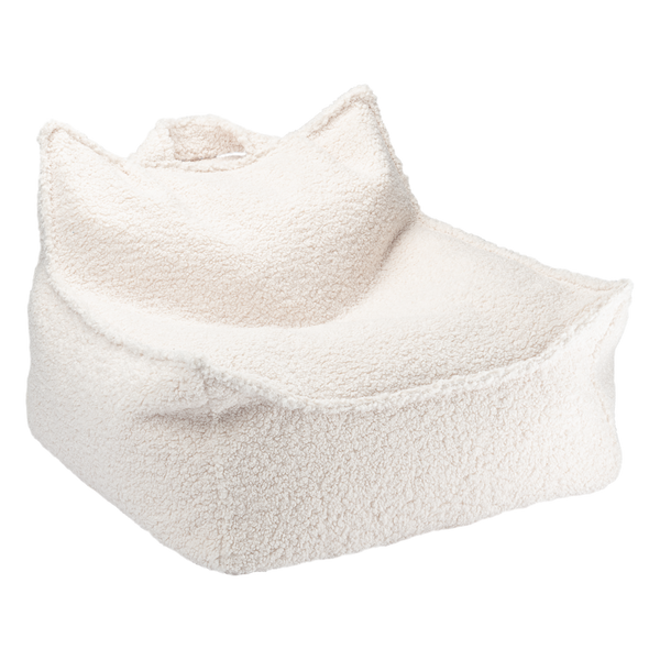 Cream White Beanbag Chair