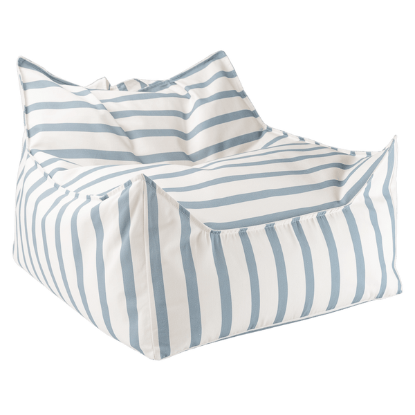 Blue Stripes Beanbag Chair