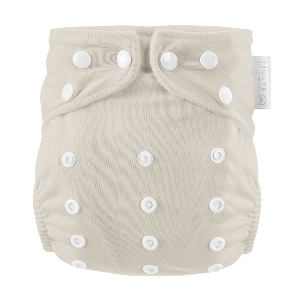 One Size All-in-One Reusable Cloth Nappy - Grey Mist
