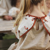 Sleeved Bib - Peaches