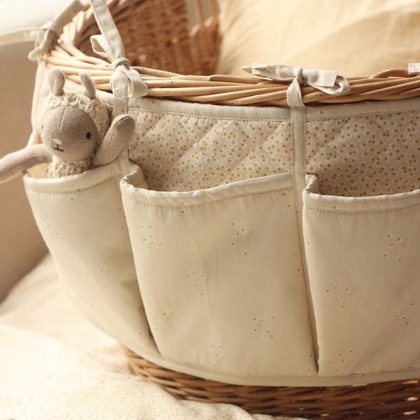 Cot Organiser Pockets - Wild Chamomile