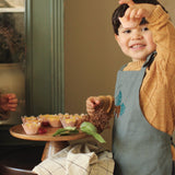 Kid's Apron, Embroidered - Forest Bear