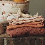 Organic Baby Muslin Squares Set of 3 - Peaches
