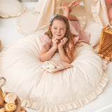MINICAMP Large Floor Cushion With Ruffles
