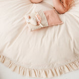 MINICAMP Large Floor Cushion With Ruffles