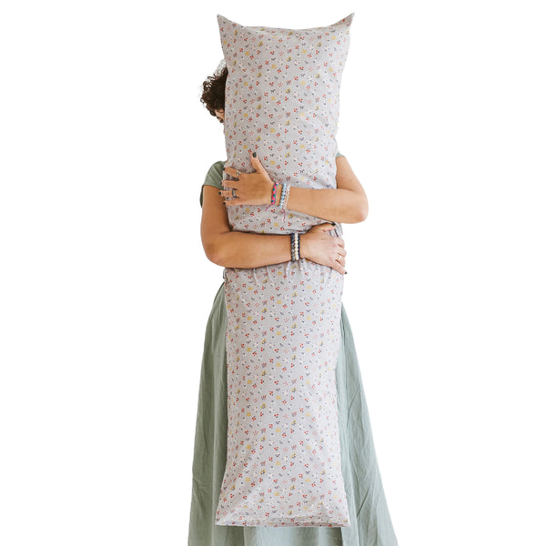 Full Body Pillow With Organic Cotton - Lumbar Pillow