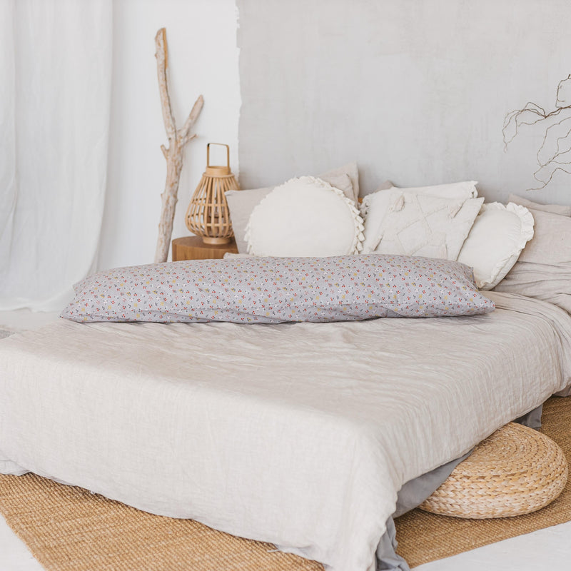 Full Body Pillow With Organic Cotton - Lumbar Pillow
