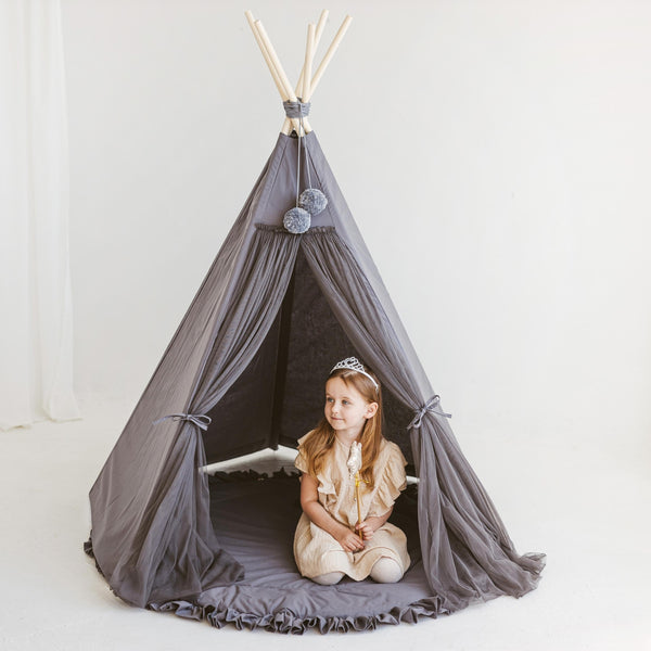 Fairy Kids Play Tent in Grey