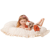 MINICAMP Large Floor Cushion With Ruffles
