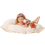 MINICAMP Large Floor Cushion With Ruffles