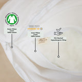 MINICAMP Pregnancy Support Pillow With Organic Cover - Lumbar Pillow