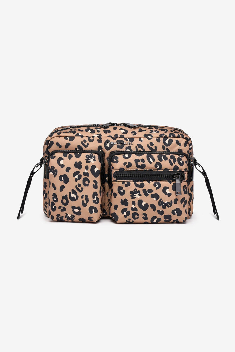Axel Buggy Organiser / Changing Bag Neutral Leopard Print