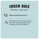 The Crush Series Animal Quiz Cards