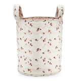 Large Quilted Storage Basket - Peaches