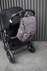 Alto Changing Backpack Brown Tonal Leopard
