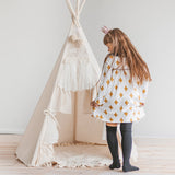 MINICAMP Boho Style Teepee Tent for Kids With Curtains