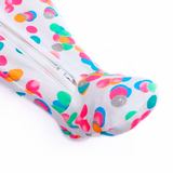 Multi Coloured Spot Print Zipped Babygrow