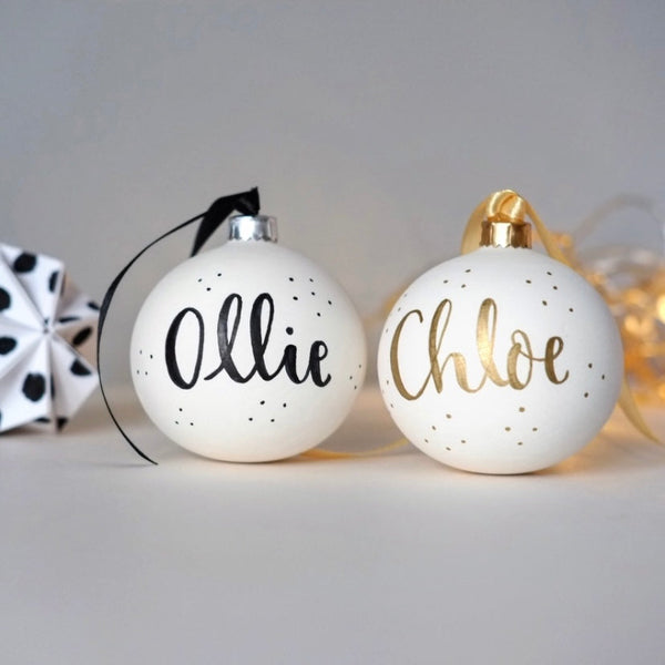 Personalised Ceramic Bauble