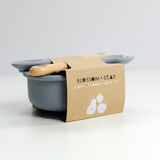 Pebble 'CUB' Silicone Suction Bowl and Cutlery  Set