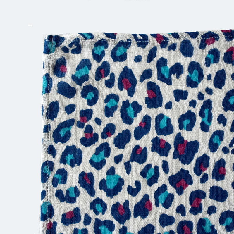 LEOPARD PRINT MUSLIN 3-PACK  - For 5+ Month Old Babies