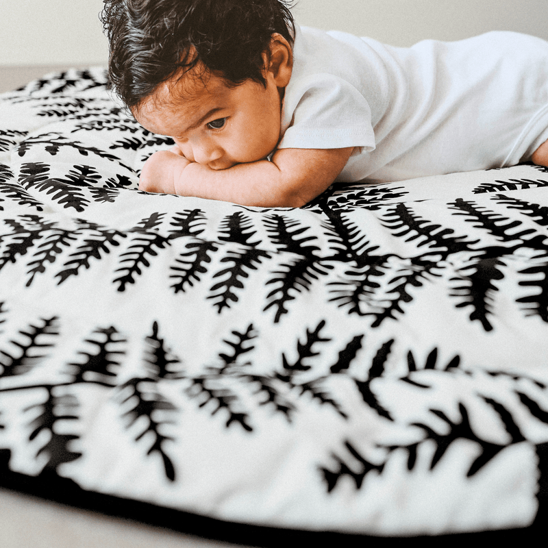 PLANT PRINT PLAYMAT- Reversible Newborn to 4 Months and 5+ Months