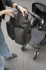 Ozzy Changing Tote / Backpack Matte Black