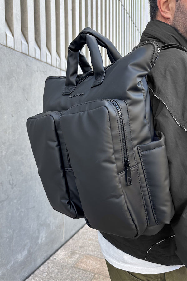 Ozzy Changing Tote / Backpack Matte Black