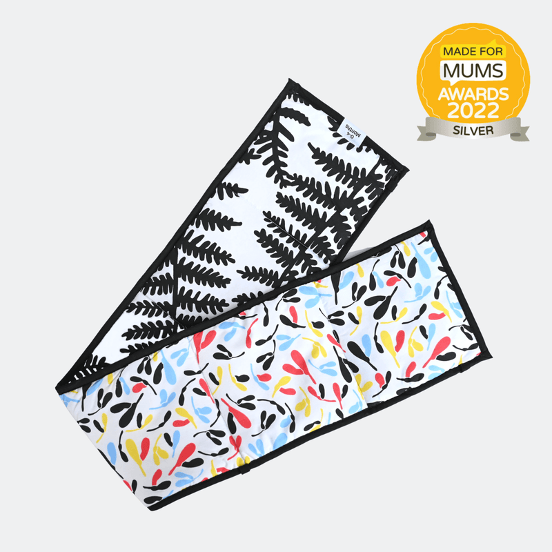 PLANT PRINT SENSORY STRIP - Reversible Newborn to 4 Months and 5+ Months