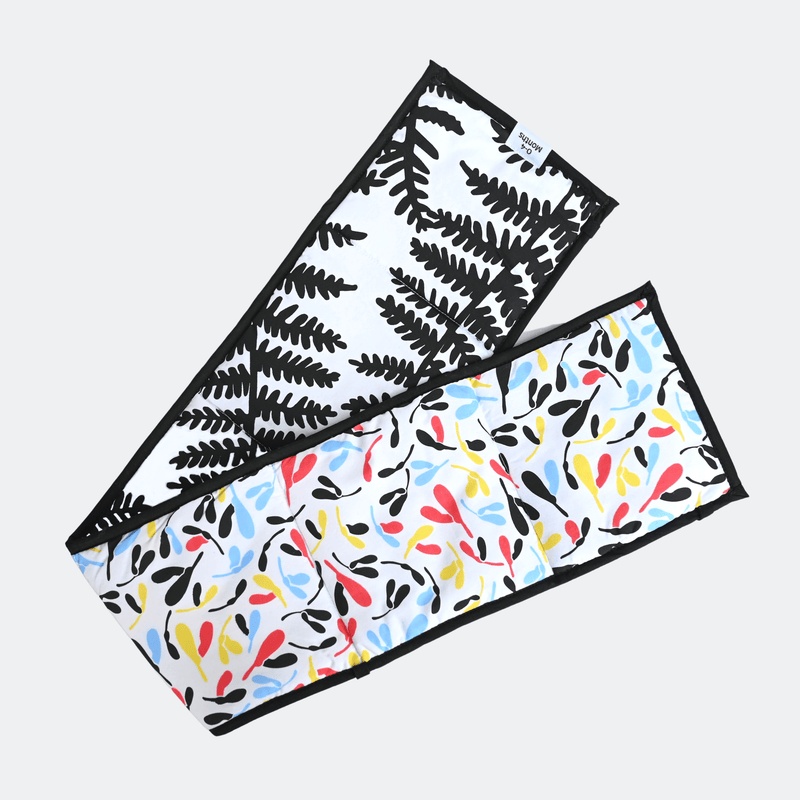 PLANT PRINT SENSORY STRIP - Reversible Newborn to 4 Months and 5+ Months