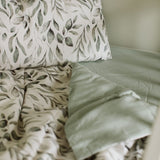 Fitted Cot Sheet - Waterleaves