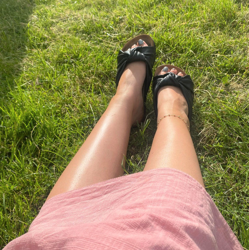 Gold Serenity Anklet